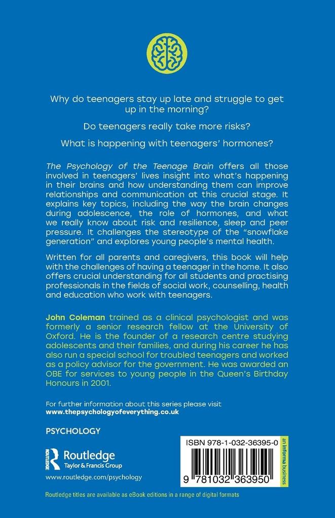 Weitere Ansicht: The Psychology of the Teenage Brain | John Coleman