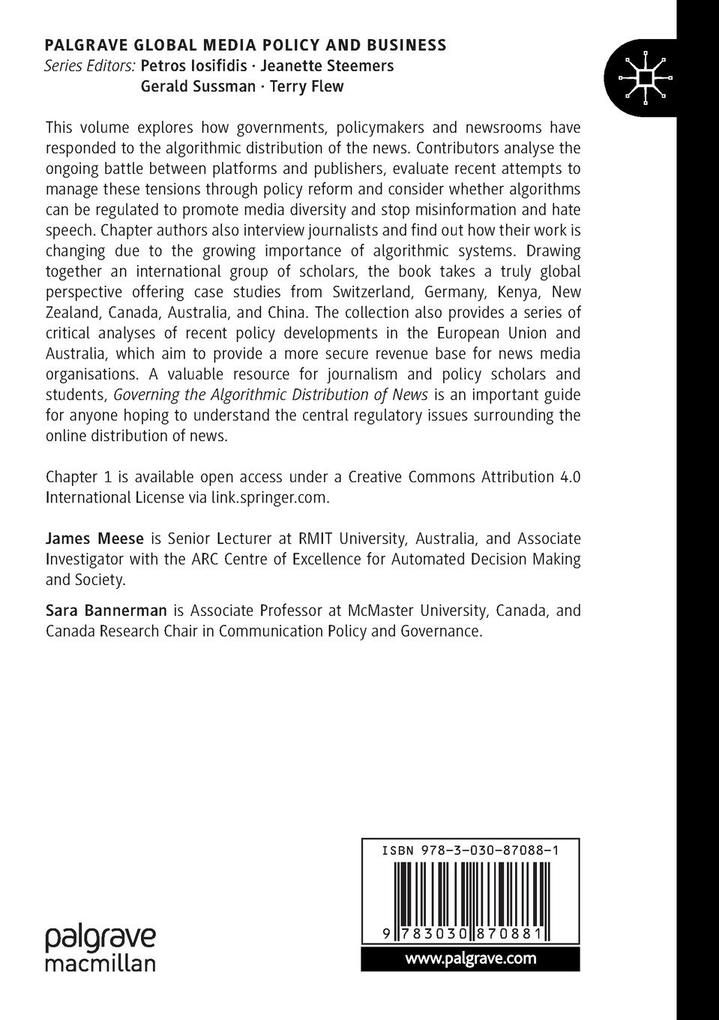 Weitere Ansicht: The Algorithmic Distribution of News