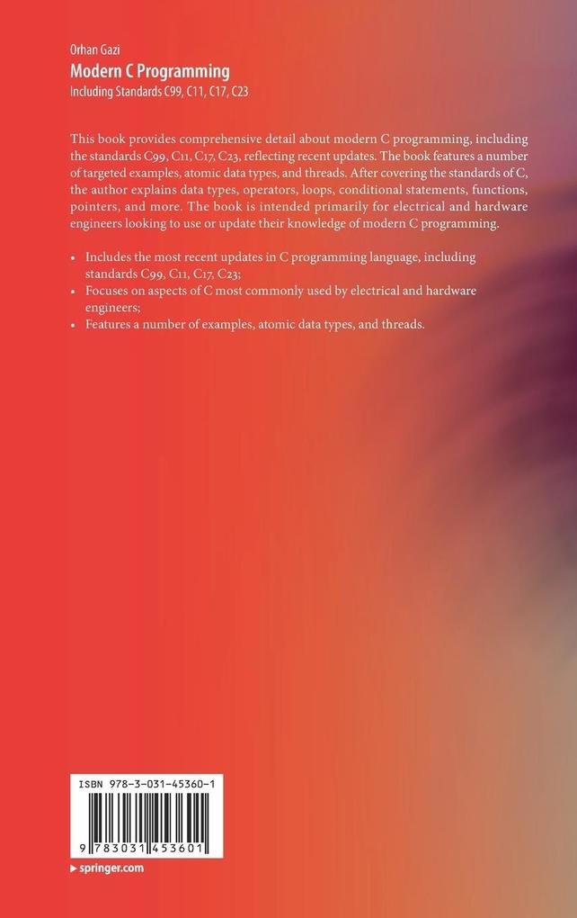 Weitere Ansicht: Modern C Programming | Orhan Gazi