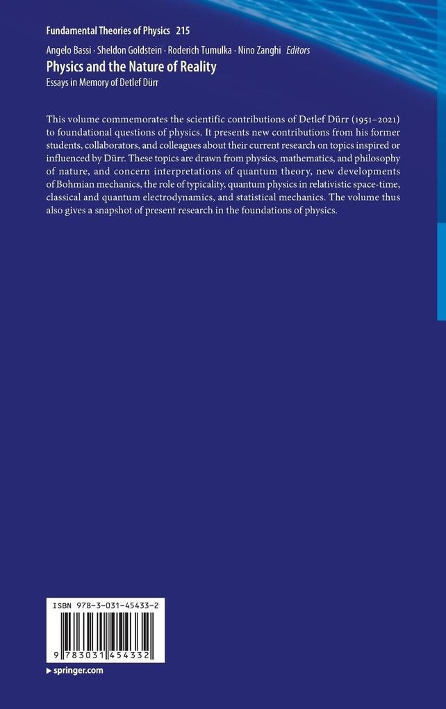 Weitere Ansicht: Physics and the Nature of Reality