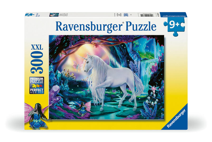 Produktbild: Kinderpuzzle 300 XXL Teile - Kristall-Einhorn