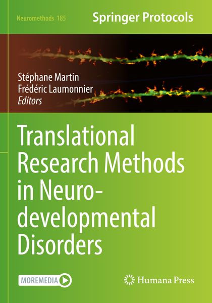 Produktbild: Translational Research Methods in Neurodevelopmental Disorders