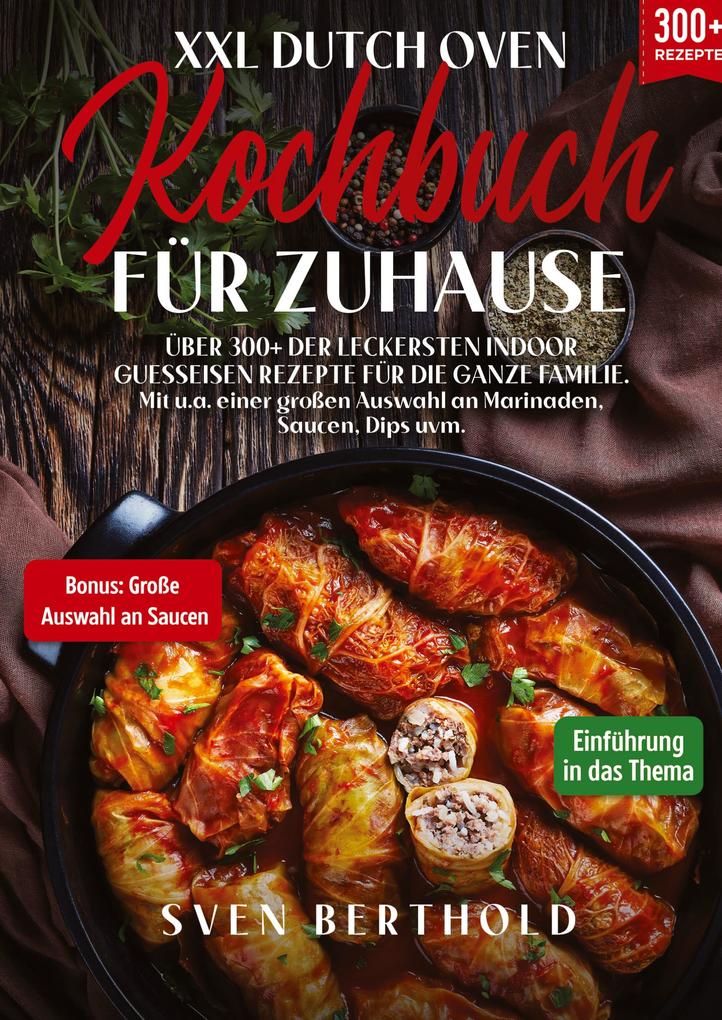 Produktbild: XXL Dutch Oven Kochbuch für Zuhause | Sven Berthold