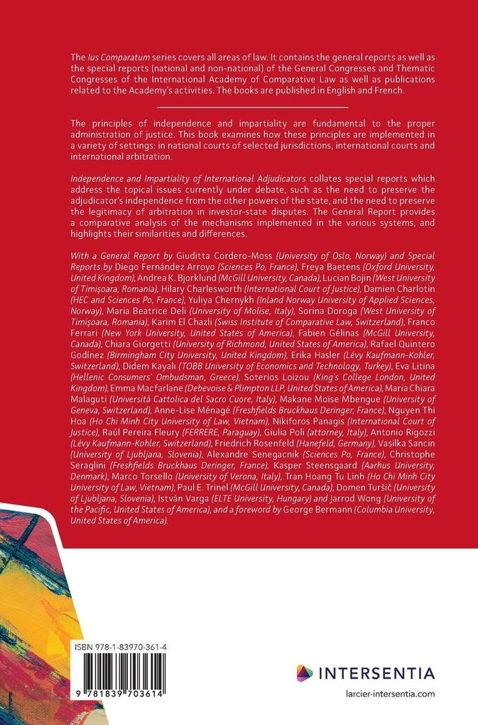 Weitere Ansicht: Independence and Impartiality of International Adjudicators