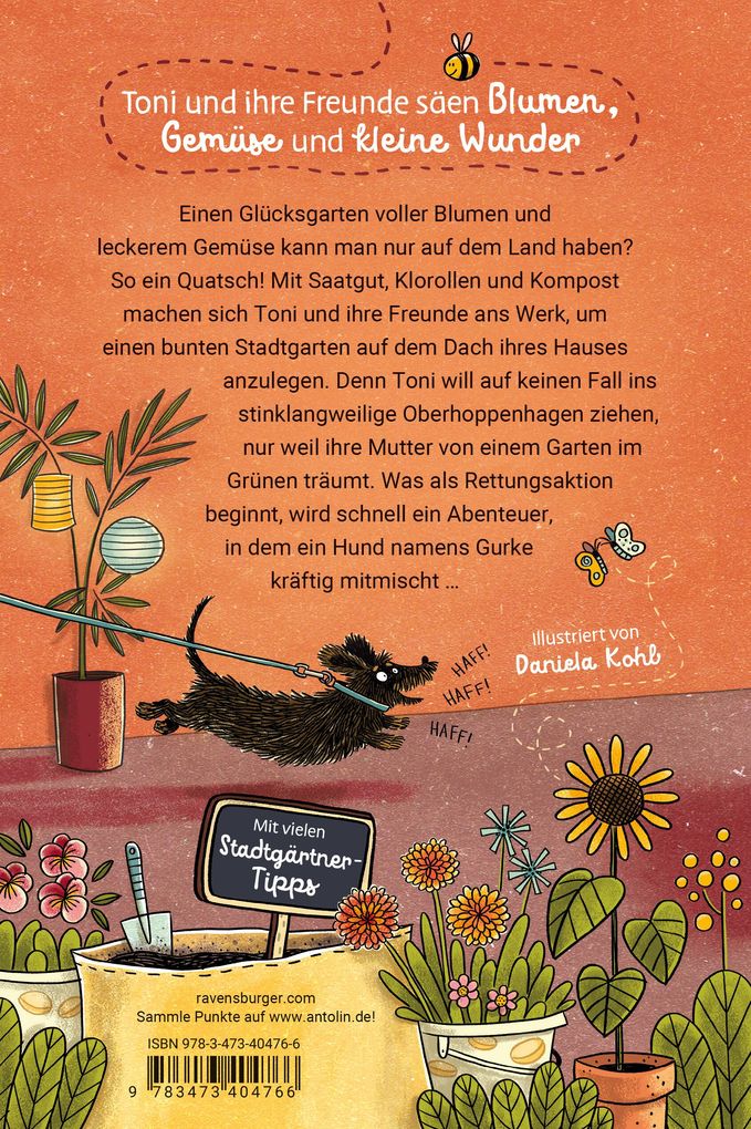 Weitere Ansicht: Die Stadtgärtnerin, Band 1 - Lieber Gurken auf dem Dach als Tomaten auf den Augen! | Gina Mayer