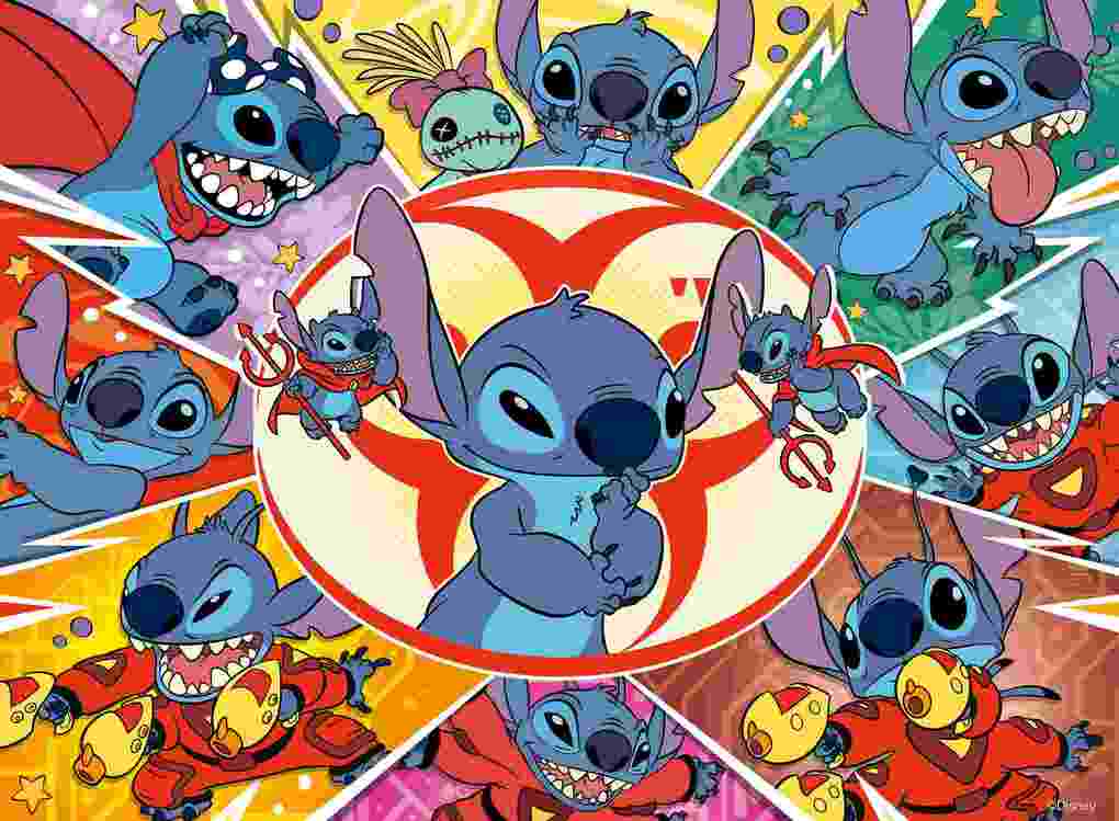 Weitere Ansicht: Kinderpuzzle 100 XXL Teile - Disney Stitch - In meiner Welt