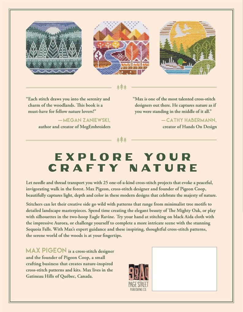 Weitere Ansicht: Cross-Stitch in the Forest | Max Pigeon