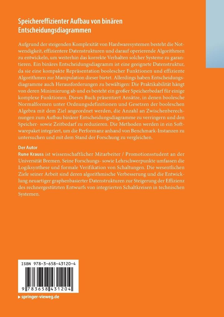 Weitere Ansicht: Speichereffizienter Aufbau von binären Entscheidungsdiagrammen | Rune Krauss