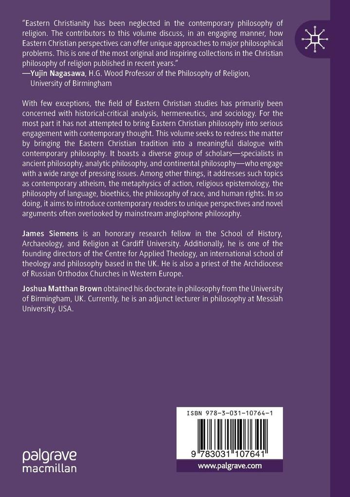 Weitere Ansicht: Eastern Christian Approaches to Philosophy