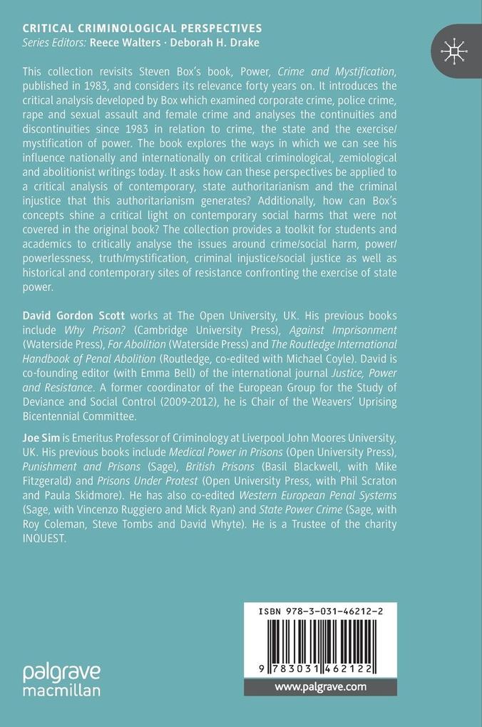 Weitere Ansicht: Demystifying Power, Crime and Social Harm