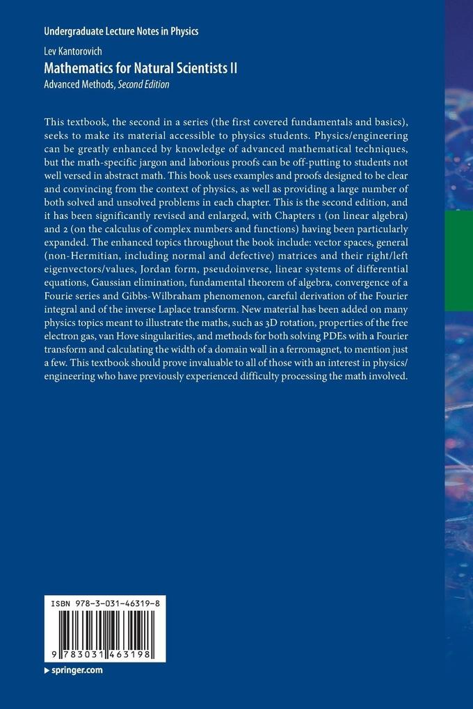 Weitere Ansicht: Mathematics for Natural Scientists II | Lev Kantorovich