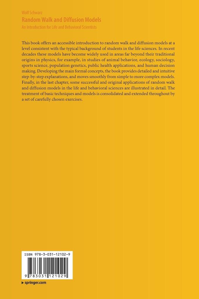 Weitere Ansicht: Random Walk and Diffusion Models | Wolf Schwarz