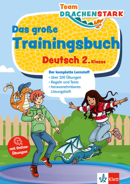 Produktbild: Team Drachenstark: Das große Trainingsbuch Deutsch 2. Klasse