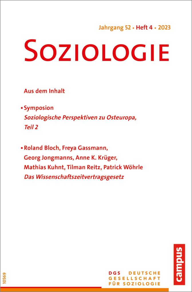 Produktbild: Soziologie 04/2023