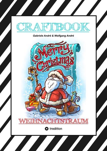 Produktbild: CRAFTBOOK - 100 LUSTIGE WEIHNACHTSMOTIVE - RÄTSEL - WEIHNACHTSREZEPT - FAMILIENSPIEL - SCHÖNE BESCHERUNG - SPASS | Gabriele André, Wolfgang André