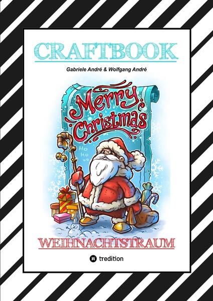 Produktbild: CRAFTBOOK - 100 LUSTIGE WEIHNACHTSMOTIVE - RÄTSEL - WEIHNACHTSREZEPT - FAMILIENSPIEL - SCHÖNE BESCHERUNG - SPASS | Gabriele André, Wolfgang André
