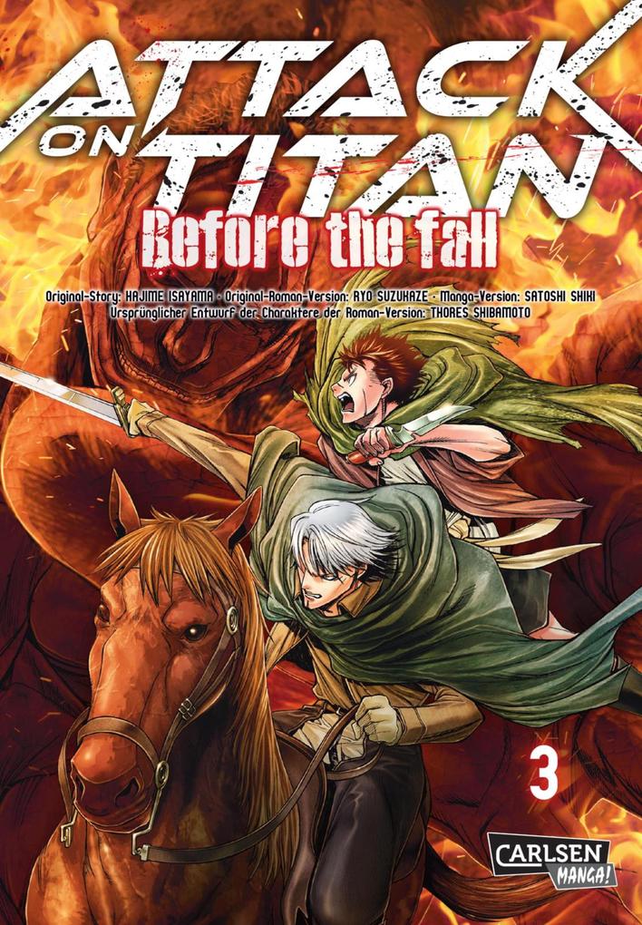 Produktbild: Attack on Titan - Before the Fall 3 | Hajime Isayama, Ryo Suzukaze