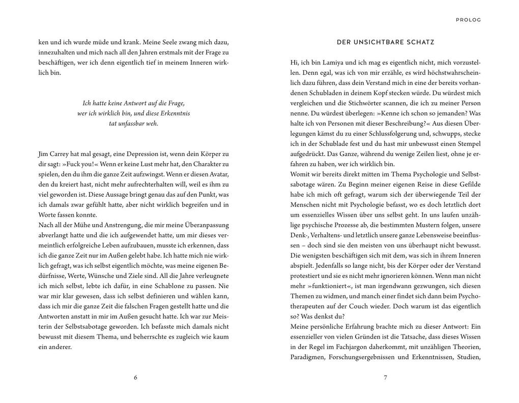 Weitere Ansicht: Sabotiere ich mich selbst? | Lamiya Pitussi