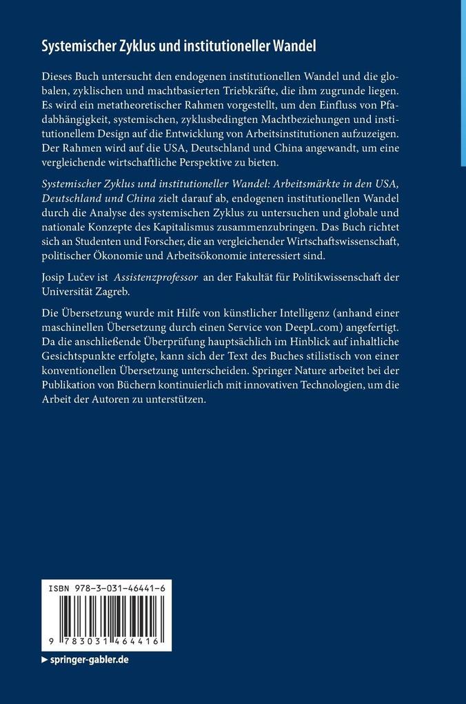 Weitere Ansicht: Systemischer Zyklus und institutioneller Wandel | Josip Luev, Josip Lucev