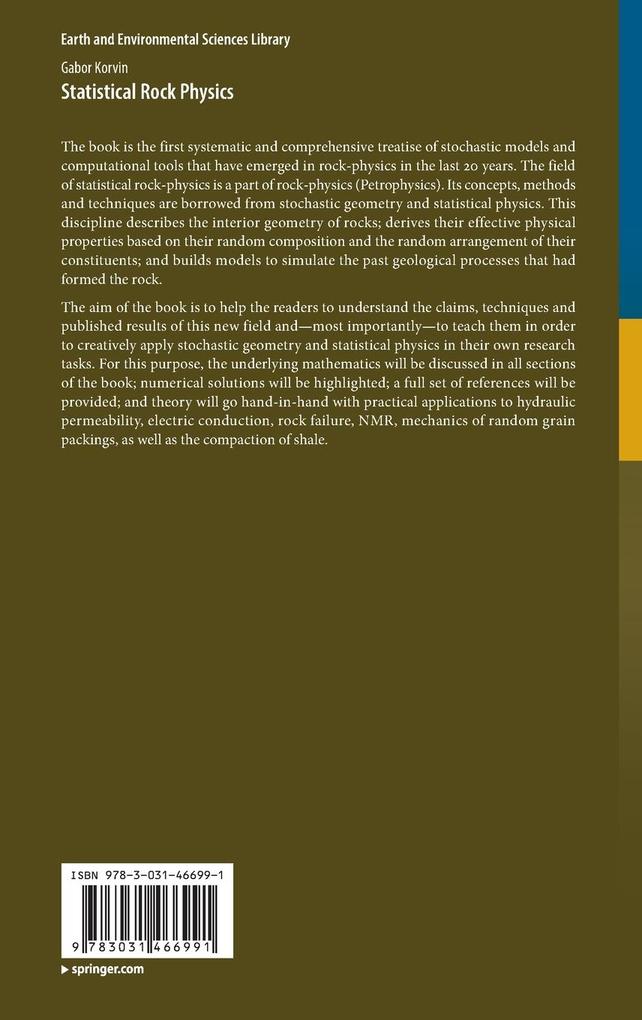 Weitere Ansicht: Statistical Rock Physics | Gabor Korvin