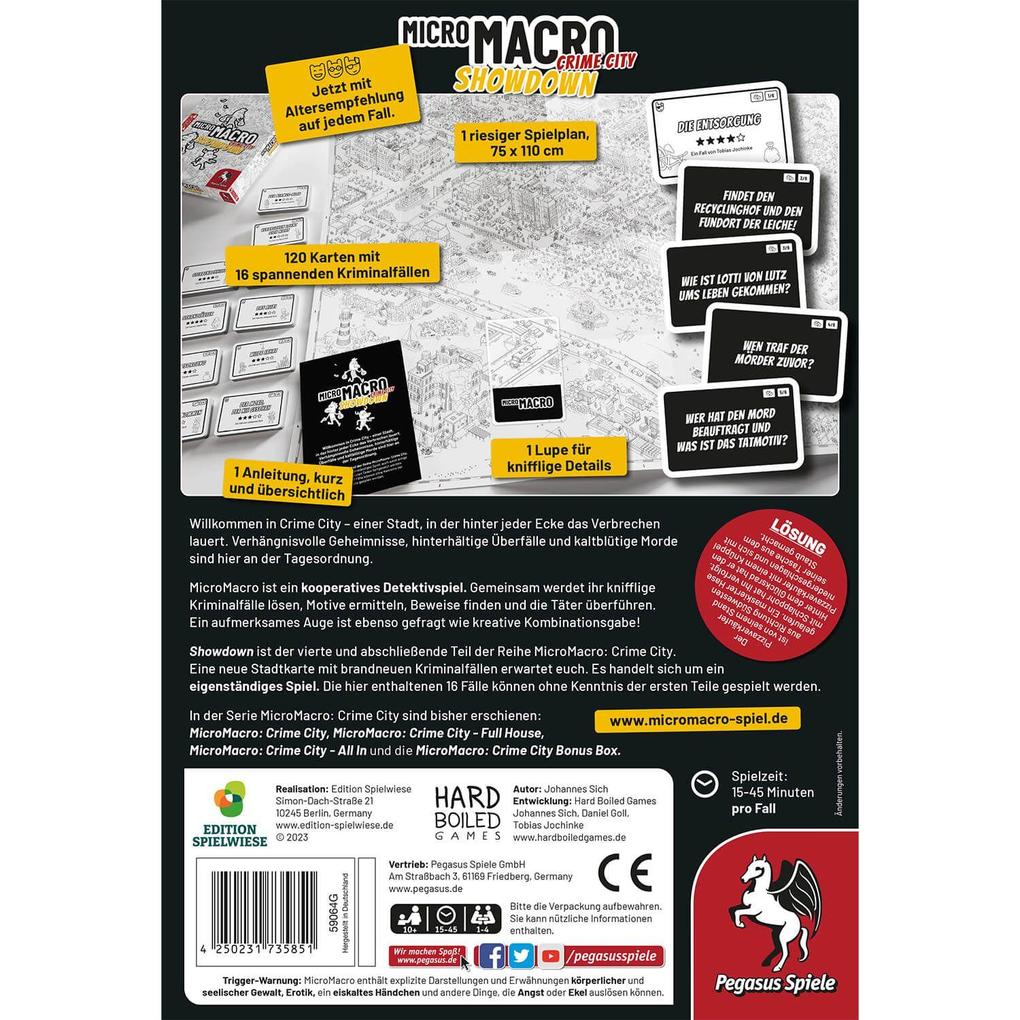 Weitere Ansicht: MicroMacro: Crime City 4 - Showdown (Edition Spielwiese) | Johannes Siech