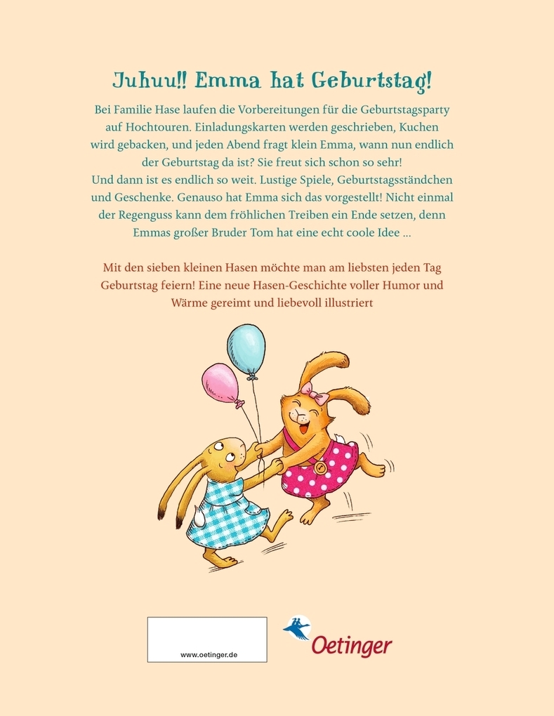 Weitere Ansicht: Wenn sieben kleine Hasen zur Geburtstagsparty rasen | Sabine Praml