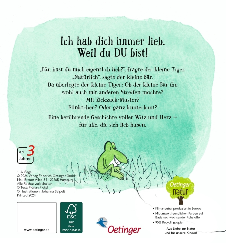 Weitere Ansicht: Nach einer Figurenwelt von Janosch. Warum ich dich so lieb habe | Florian Fickel