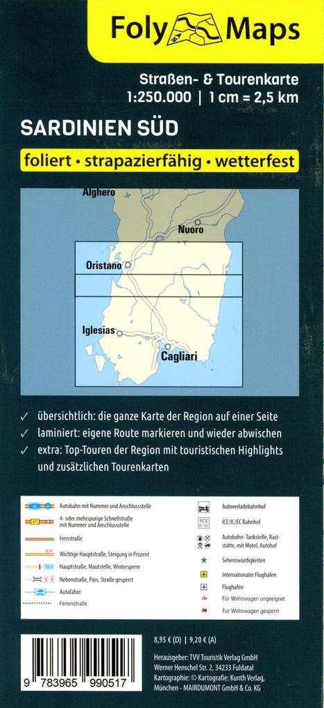 Weitere Ansicht: FolyMaps Sardinien Süd
