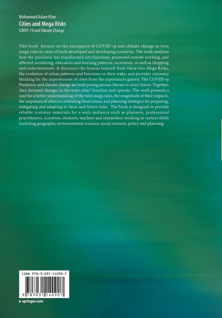 Weitere Ansicht: Cities and Mega Risks | Mohammad Aslam Khan