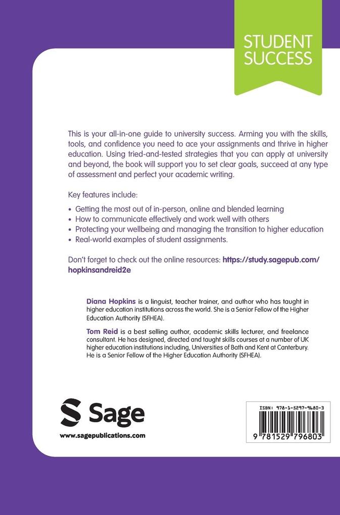 Weitere Ansicht: The Academic Skills Handbook | Diana Hopkins, Tom Reid