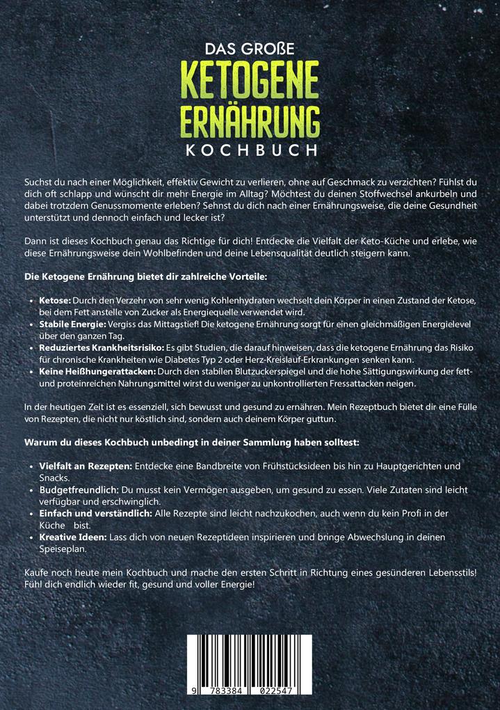 Weitere Ansicht: Das große Ketogene Ernährung Kochbuch | Vanessa Zimmermann