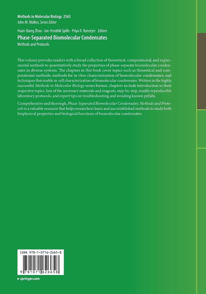 Weitere Ansicht: Phase-Separated Biomolecular Condensates