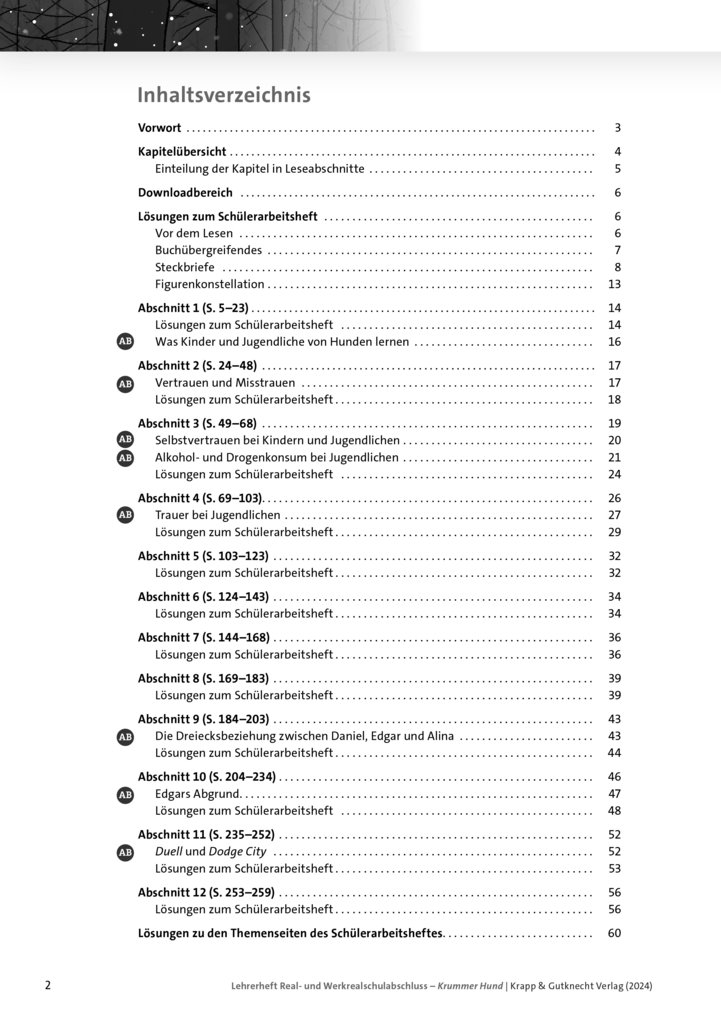 Weitere Ansicht: Krummer Hund - Juliane Pickel - Lehrerheft - Realschule und Werkrealschule | Alena Krämer, Florian Fuchs