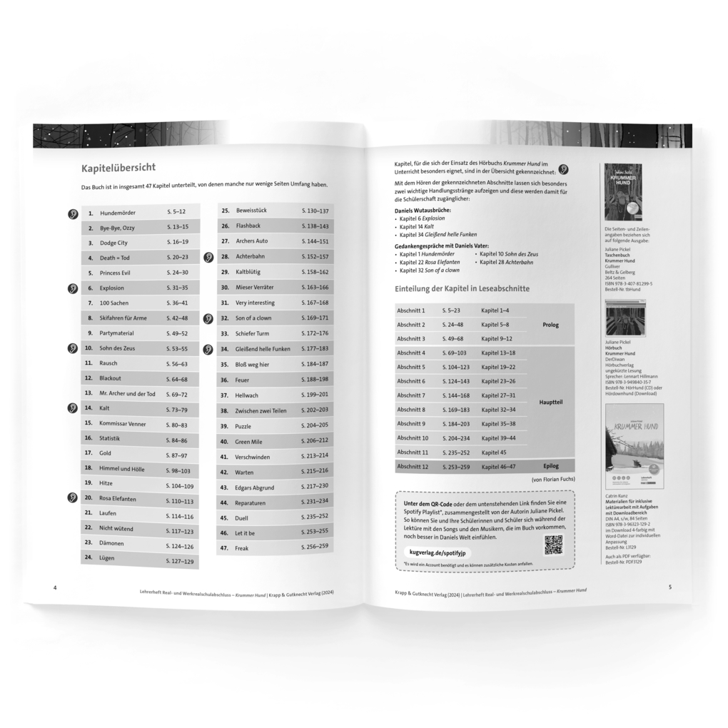 Weitere Ansicht: Krummer Hund - Juliane Pickel - Lehrerheft - Realschule und Werkrealschule | Alena Krämer, Florian Fuchs