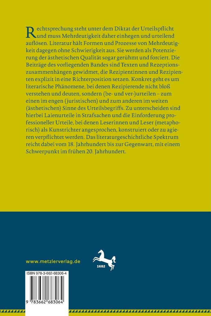 Weitere Ansicht: Rezipienten als Straf- und Kunstrichter