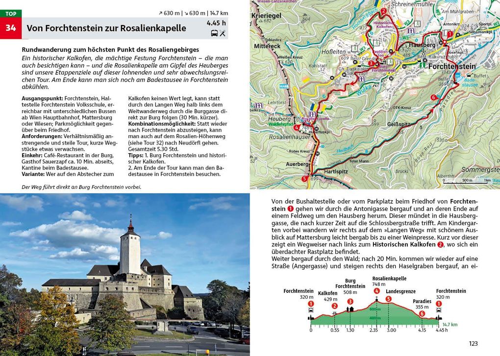 Weitere Ansicht: ROTHER Wanderführer Leithagebirge - Rosaliengebirge | Johanna Stöckl