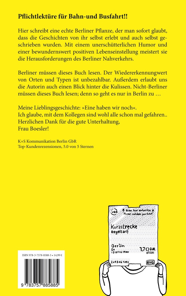 Weitere Ansicht: Tagebuch einer Berliner Busfahrerin | Antje Boesler