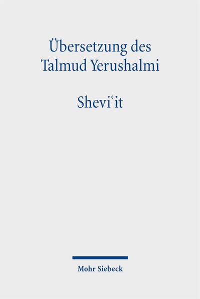 Produktbild: Übersetzung des Talmud Yerushalmi