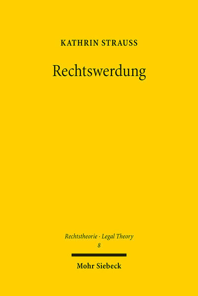 Produktbild: Rechtswerdung | Kathrin Strauß