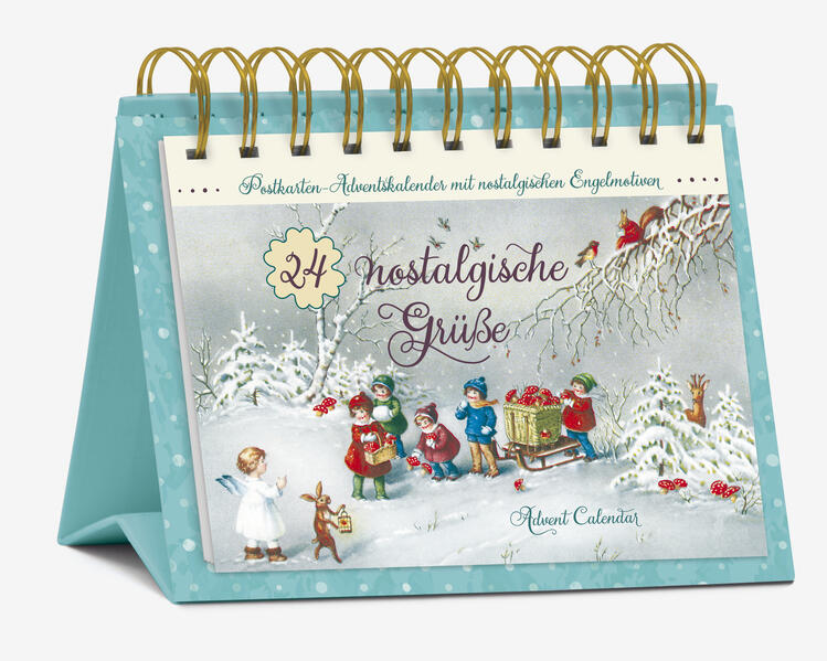 Produktbild: Postkarten-Adventskalender "24 nostalgische Grüße"