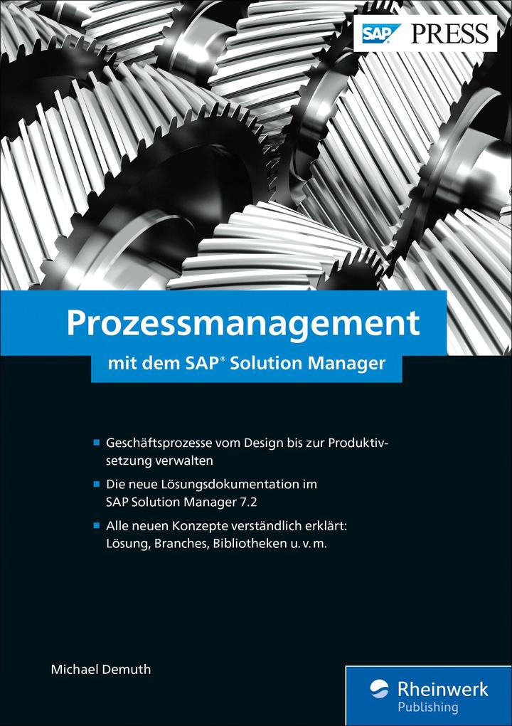 Produktbild: Prozessmanagement mit dem SAP Solution Manager | Michael Demuth