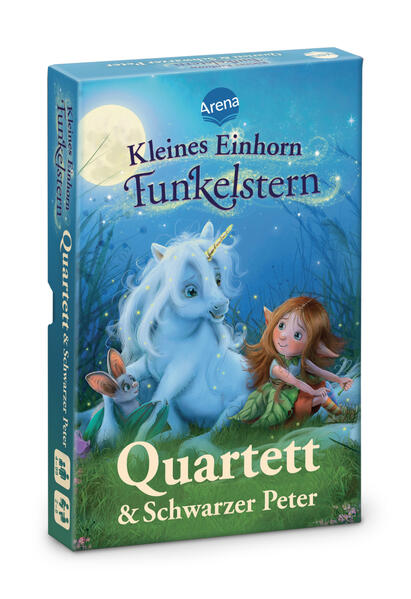 Produktbild: Kleines Einhorn Funkelstern. Quartett & Schwarzer Peter | Mila Berg
