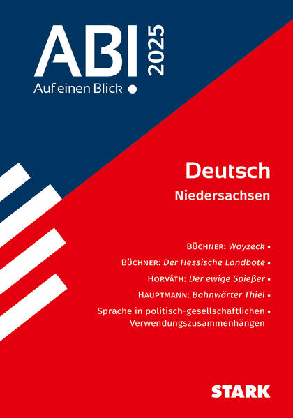 Produktbild: STARK Deutsch - Abi - Auf einen Blick! 2025 Niedersachsen
