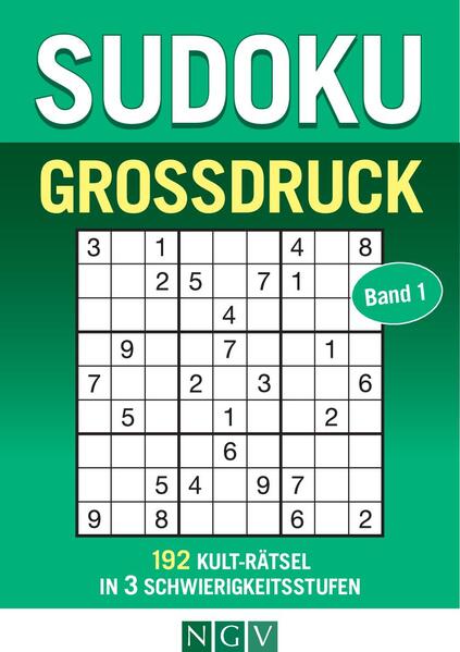 Produktbild: Sudoku Großdruck - Band 1