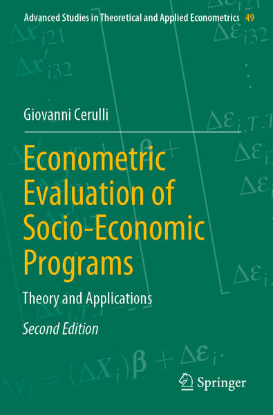 Produktbild: Econometric Evaluation of Socio-Economic Programs | Giovanni Cerulli
