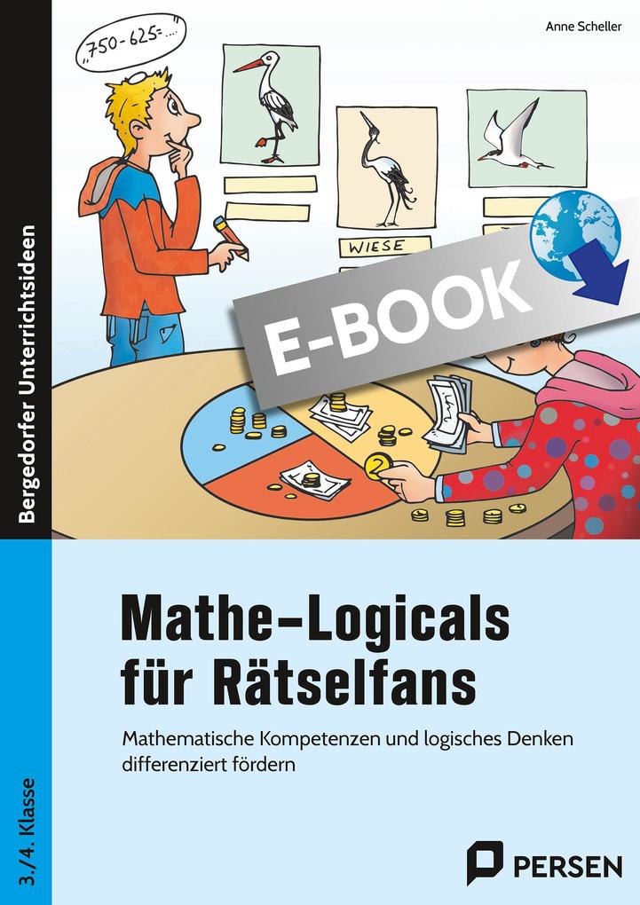 Produktbild: Mathe-Logicals für Rätselfans - 3./4. Klasse | Anne Scheller