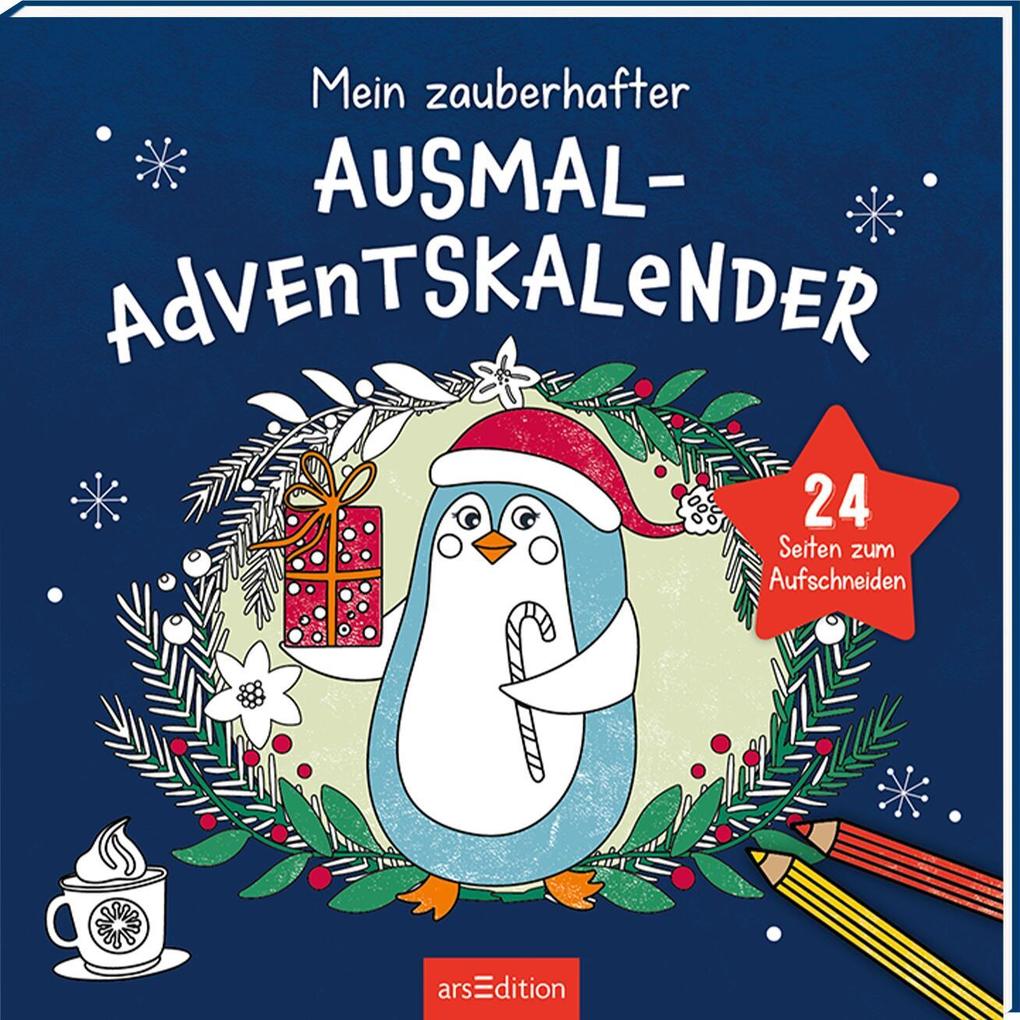 Produktbild: Mein zauberhafter Ausmal-Adventskalender