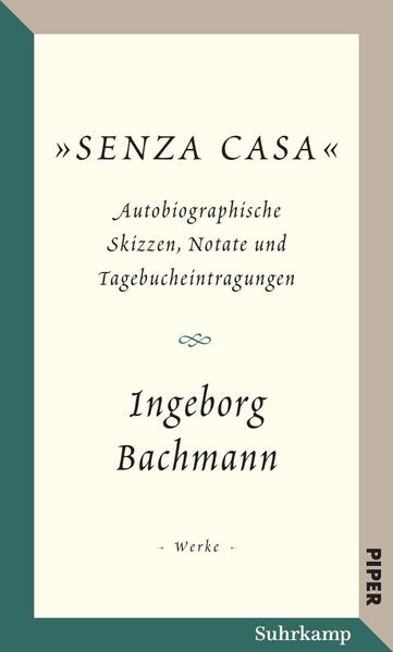 Produktbild: Senza casa | Ingeborg Bachmann