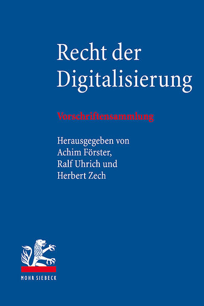 Produktbild: Recht der Digitalisierung