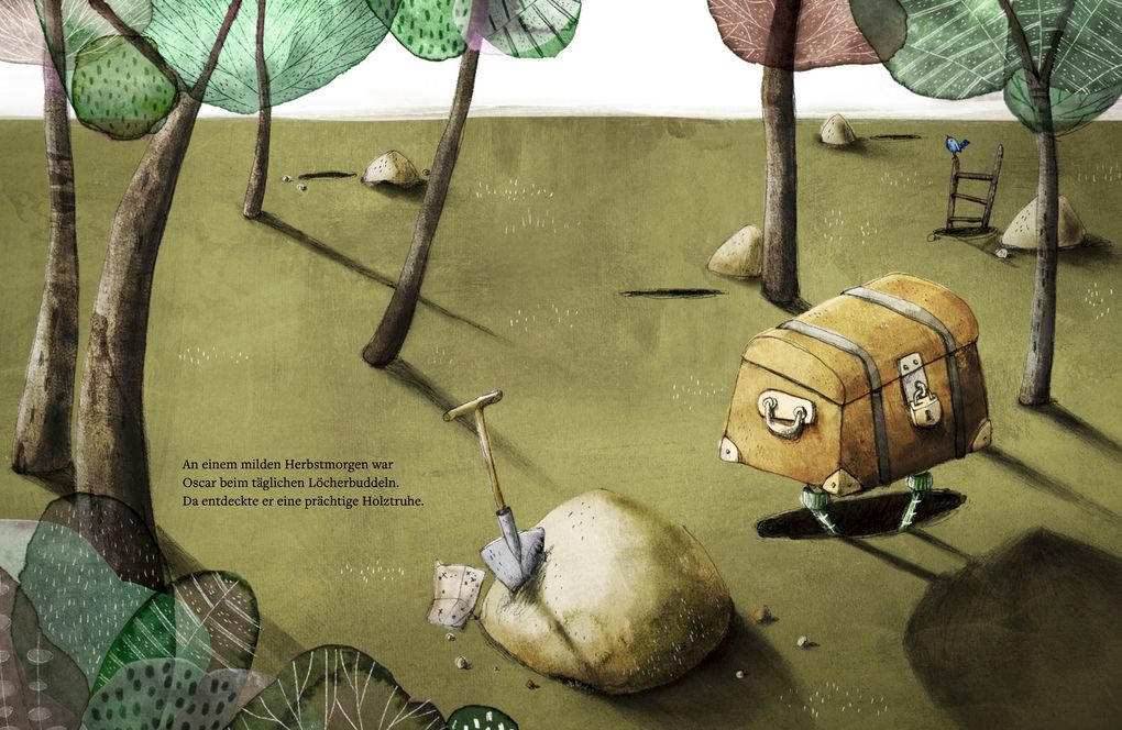 Weitere Ansicht: Der Wortschatz: Bilderbuch-Bestseller über den spielerischen Umgang mit Sprache | Rebecca Gugger